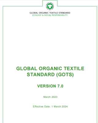 Textil Silicone Core Perfects للحصول على شهادة GOTS (ثلاثة أبعاد)